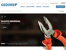 Tablet Screenshot of gedore.com.br