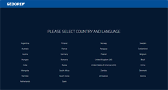 Desktop Screenshot of gedore.com
